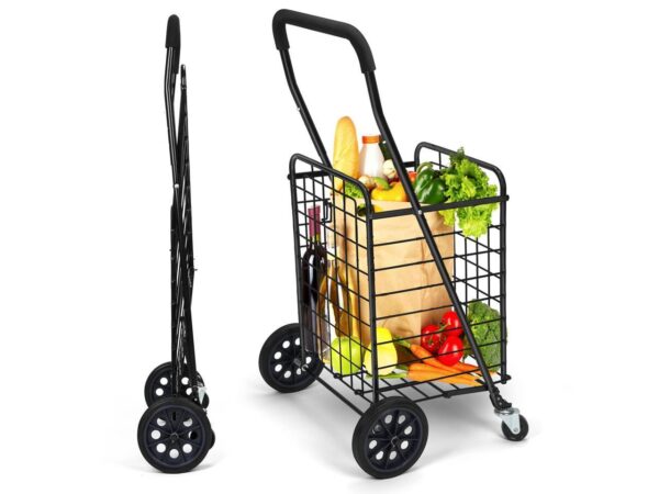Compact Folding Portable Cart Saves Space