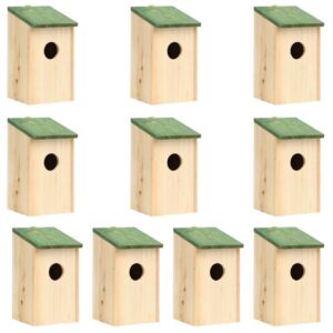 10 pcs Bird Houses