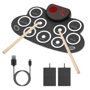 10 Pads Electronic Drum Pad