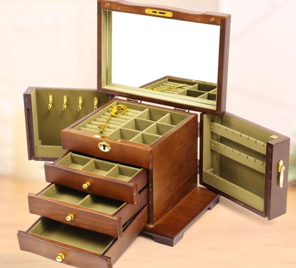 Wooden Jewelry Organizer Box Jewelry