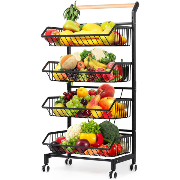 4 Tier Fruit Vegetable Storage Basket